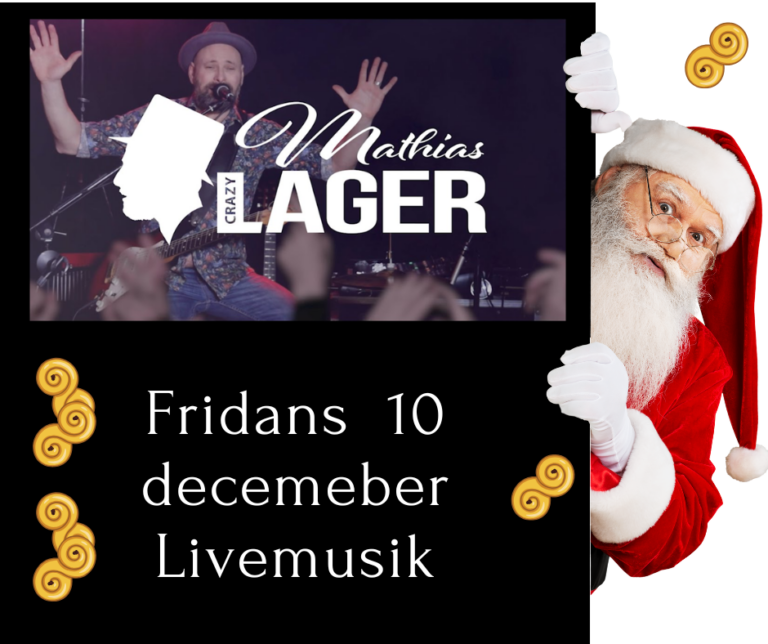 TISDAGSDANS 10 dec. MED Mathias ”Crazy” Lager